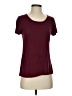 Active Basic Burgundy Short Sleeve T-Shirt Size S - photo 1