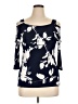 Clara Sun Woo Blue 3/4 Sleeve Top Size XL (estimated) - photo 1