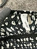 Glam 100% Polyester Silver Black Tube Top Size L - photo 7