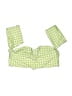 Zaful Checkered-gingham Green Swimsuit Top Size S - photo 2