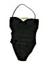 J.Crew Solid Black One Piece Swimsuit Size 10 - photo 1
