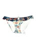 Lepel Print White Swimsuit Bottoms Size 6 - photo 1