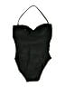 J.Crew Solid Black One Piece Swimsuit Size 10 - photo 2