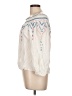 Parker 100% Rayon Ivory Long Sleeve Blouse Size L - photo 5