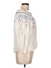 Parker 100% Rayon Ivory Long Sleeve Blouse Size L - photo 4
