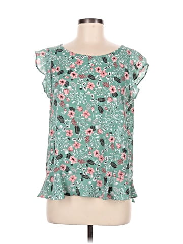 Ann Taylor LOFT Outlet Short Sleeve Blouse (view 1)