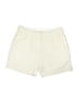 Kate Hill 100% Cotton Checkered-gingham Ivory Shorts Size 4 - photo 1
