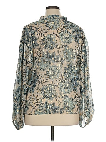 Ann Taylor LOFT Outlet Long Sleeve Blouse (view 2)