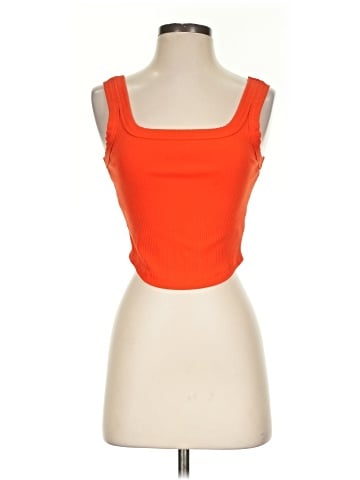 Madewell The Tailored Crop Tank in Sleekhold (view 1)