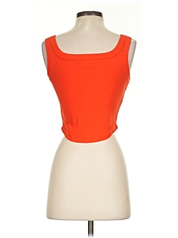 Madewell The Tailored Crop Tank in Sleekhold (view 2)