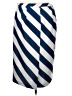 ASHRO Stripes Blue Casual Skirt Size 1X - photo 2