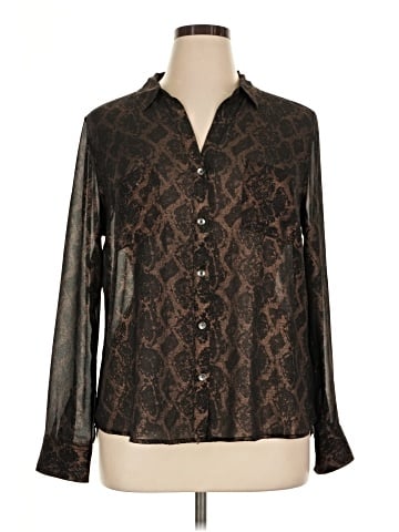 Rock & Republic Long Sleeve Blouse (view 1)