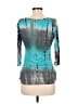 Rain Teal 3/4 Sleeve Top Size M - photo 2