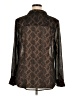 Rock & Republic 100% Polyester Animal Print Brown Long Sleeve Blouse Size XL - photo 2