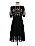 Unbranded 100% Polyester Black Cocktail Dress Size 0 - photo 1