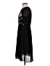 Unbranded 100% Polyester Black Cocktail Dress Size 0 - photo 5
