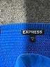 Express 100% Polyester Solid Blue Cocktail Dress Size 0 - photo 7