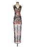 Icon Swim Graphic Silver Cocktail Dress Size S - photo 1