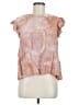 Arden B. 100% Rayon Pink Short Sleeve Top Size M - photo 1