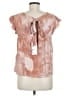 Arden B. 100% Rayon Pink Short Sleeve Top Size M - photo 2