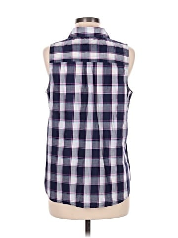 Faded Glory Sleeveless Button-Down Shirt (view 2)