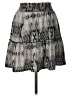 Veronica M. Paisley Gray Casual Skirt Size L - photo 1