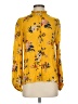 MNG Suit Floral Yellow Long Sleeve Blouse Size 2 - photo 1