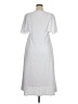 Kiyonna Solid White Casual Dress Size 0X - photo 2