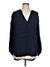 The Odells Blue Long Sleeve Blouse Size L - photo 1