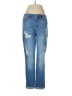 Chico's Hearts Blue Jeans Size Med (1) - photo 1