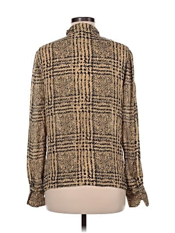 Carlisle Long Sleeve Silk Top (view 2)