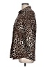 Adrienne Vittadini Animal Print Brown 3/4 Sleeve Blouse Size L - photo 5