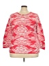 Calvin Klein Print Red Pullover Sweater Size 3X (estimated) - photo 1