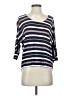 Splendid Blue 3/4 Sleeve Top Size S - photo 1