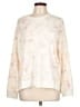 Lucky Brand Floral Ivory Pullover Sweater Size L - photo 1