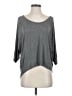 Splendid Gray 3/4 Sleeve T-Shirt Size S - photo 1