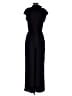 Express 100% Polyester Solid Black Jumpsuit Size S - photo 2