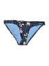 tini bikini Floral Blue Swimsuit Bottoms Size S - photo 1