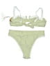 Sister Solid Green Two Piece Swimsuit Size M - photo 2