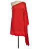 Jay Godfrey Red Silk Skirt Size 0 - photo 1
