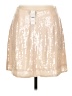 J.Crew Collection 100% Polyester Metallic Ivory Formal Skirt Size 10 - photo 2
