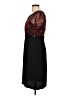 Connected Apparel 100% Polyester Black Cocktail Dress Size 10 - photo 5