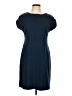 Spense Solid Blue Casual Dress Size 10 Petite - photo 1