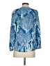 Lilly Pulitzer 100% Silk Blue 3/4 Sleeve Silk Top Size XXS - photo 2