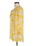 Material Girl 100% Polyester Yellow 3/4 Sleeve Blouse Size M - photo 5
