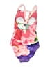 Tommy Bahama Floral Pink One Piece Swimsuit Size 6 - photo 2
