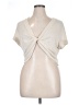 Sanctuary Ivory Short Sleeve Top Size XL - photo 1