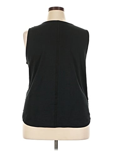 Joan Vass Sleeveless Blouse (view 2)