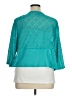 Catherines 100% Polyester Teal Cardigan Size 0X - photo 2