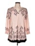 Rory Beca Pink 3/4 Sleeve Blouse Size L - photo 1